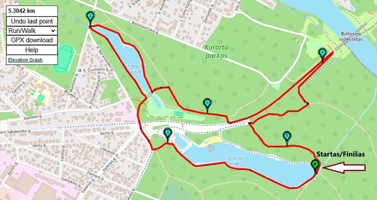 Trasa – ALYTAUS MARATONAS 2026