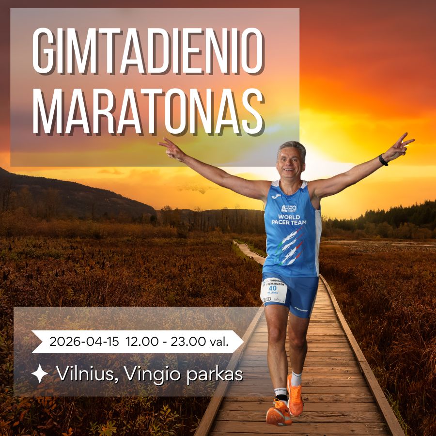 Gimtadienio maratonas 2026