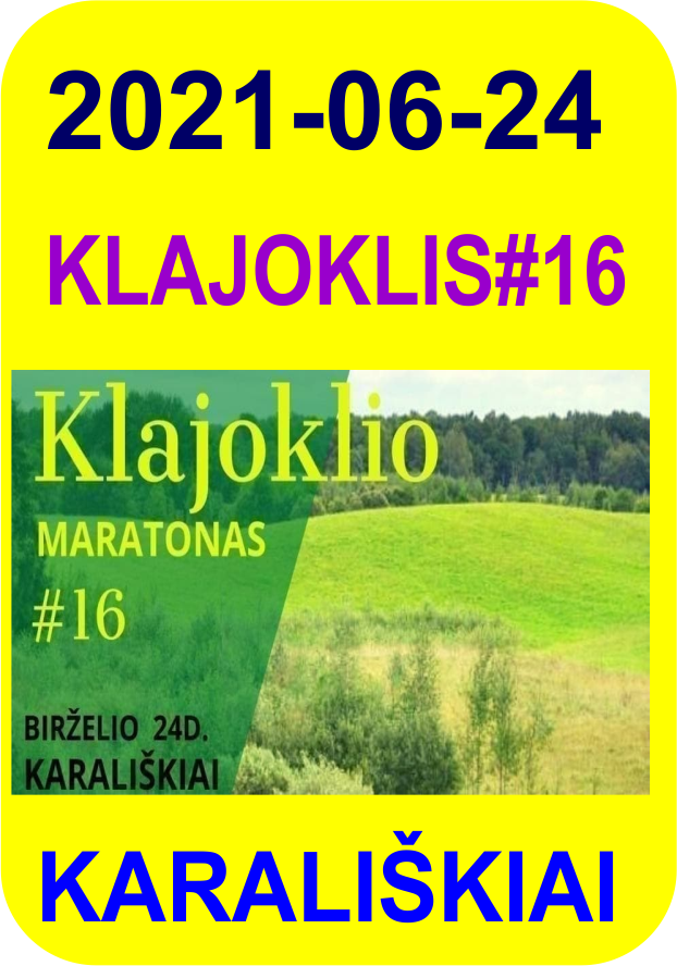 Klajoklio maratonas #16: Karališkiai (diena)
