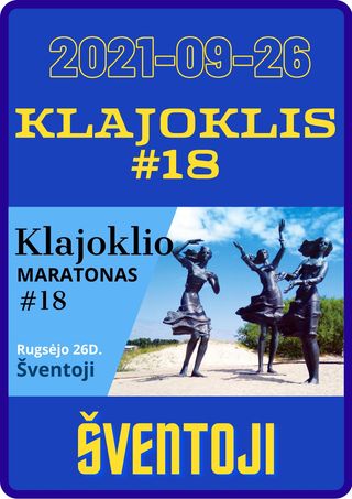 Klajoklio maratonas #18: Šventoji