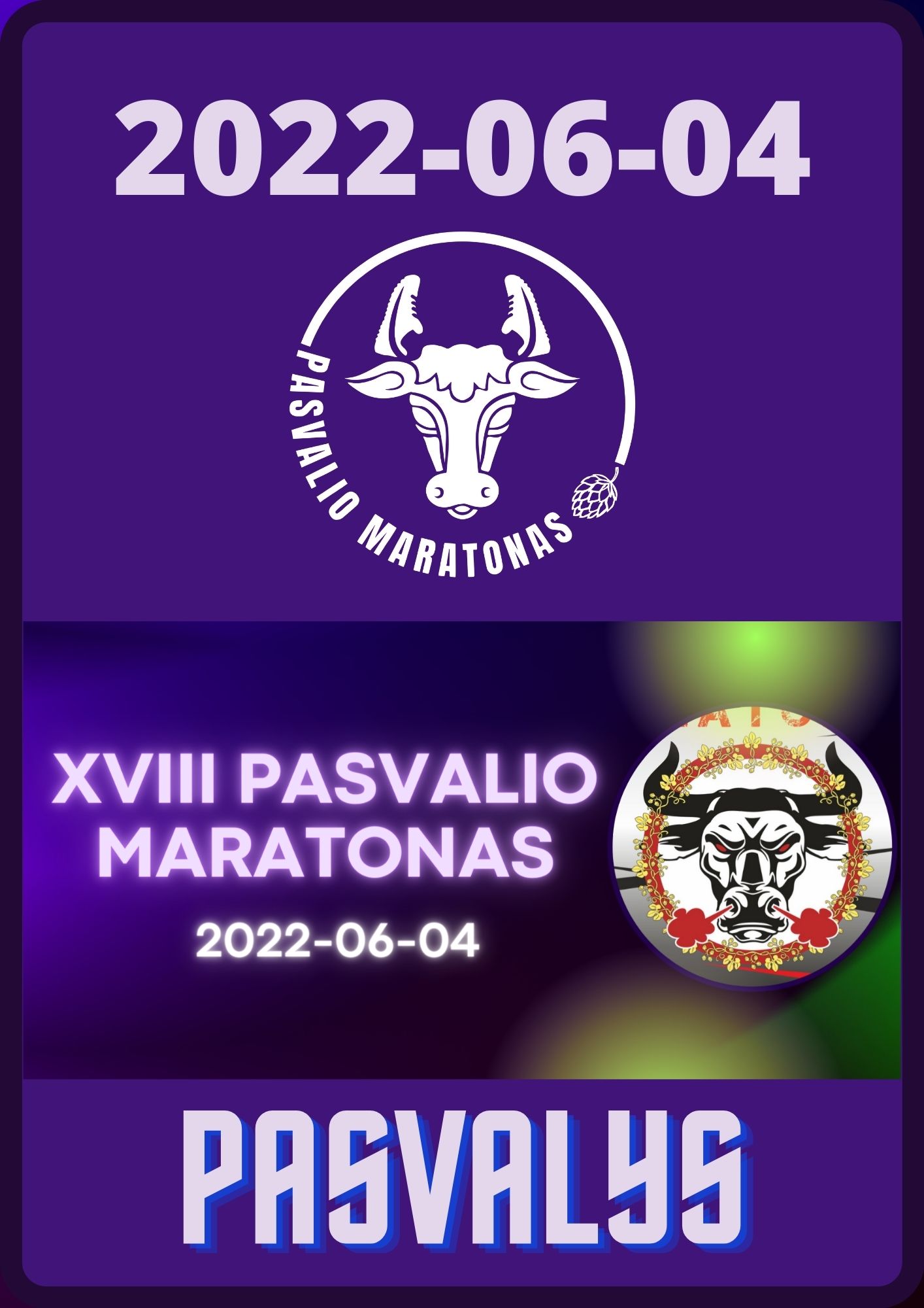 XVIII Pasvalio maratonas
